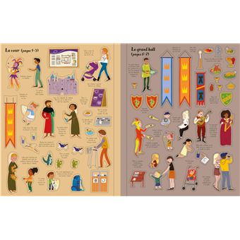 Le château fort - Autocollants Usborne