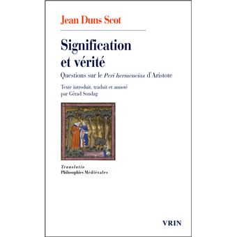 Signification et vérité