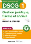 DSCG1 - Gestion juridique, fiscale et sociale - Manuel 2025-2026