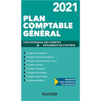 Plan comptable général 2021 - Plan de comptes & documents de synthèse