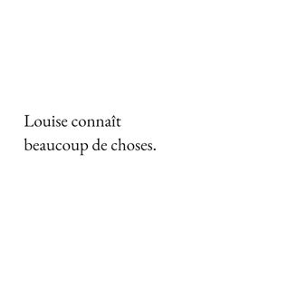 Louise s'est trompée !