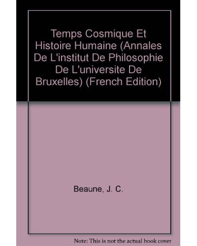 Temps cosmique histoire humaine