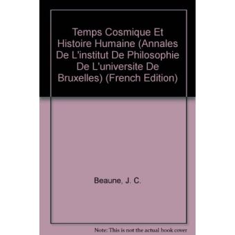 Temps cosmique et histoire humaine