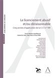 Le licenciement abusif et/ou déraisonnable