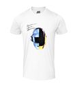 Tee shirt Daft Punk Ram Helmets unisexe Blanc Taille L Exclusivité Fnac