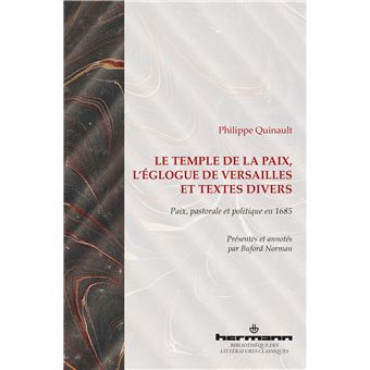 Le Temple de la Paix, L'Églogue de Versailles et textes divers