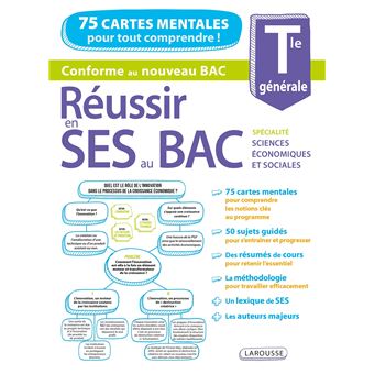 Réussir l'épreuve de spécialité SES au Bac - Tle générale