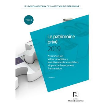Patrimoine prive 2019