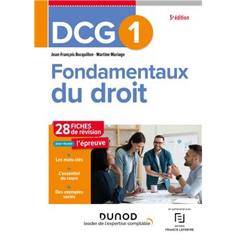 DCG 1 - Fondamentaux du droit - Fiches
