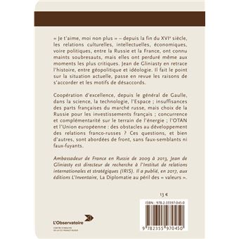 Petite Histoire des relations franco-russes