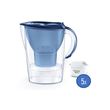 Carafe Filtrante Brita Marella Bleu + 2 Packs De 4 Filtres à Eau Brita Maxtra Pro All In 1