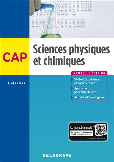 Sciences Physiques et chimiques CAP Industriels et Tertiaires (2018) - Pochett