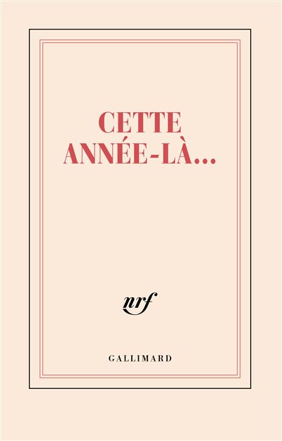 Carnet ligne cette annee-la