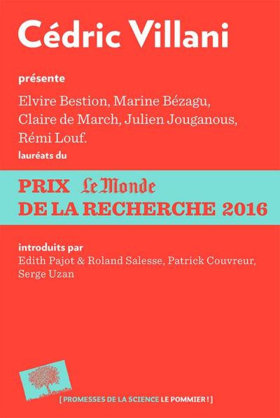 Cedric villani presente les laureats du prix du monde de la
