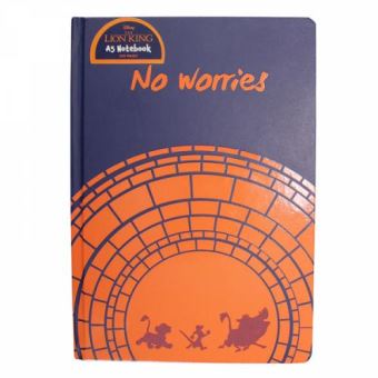 Lion king no worries/notebook a5