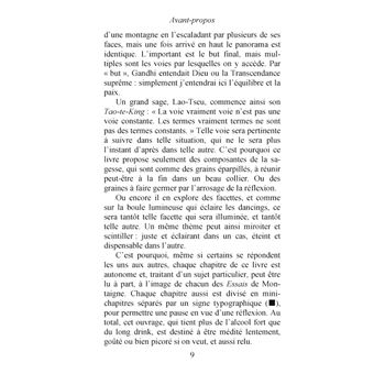 Sur les chemins de la sagesse