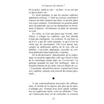 Sur les chemins de la sagesse