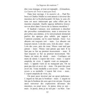 Sur les chemins de la sagesse