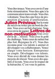 Lettres de non-motivation