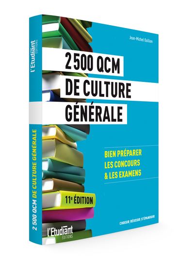 2500 QCM de culture générale - Jean-Michel Oullion - broché