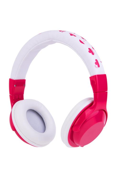 Dcybel KidSound roze en witte hoofdtelefoon
