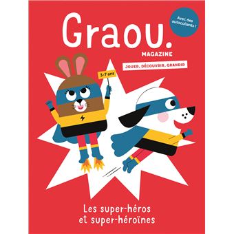 Magazine Graou n°39 - Super-héros et Super-héroïnes - Déc23/Janv24