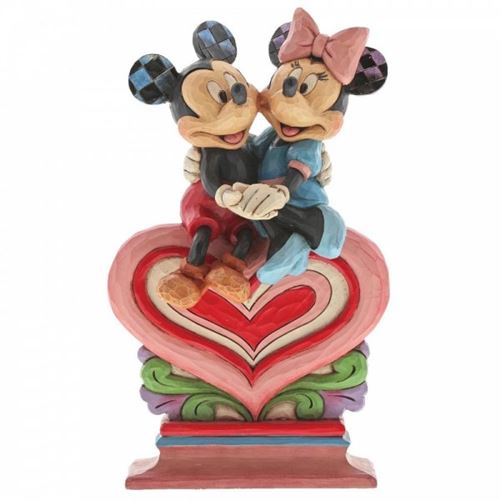 Figurine Enesco Disney Heart To Heart Mickey et Minnie