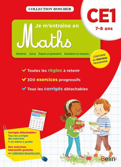Je m'entraîne en maths CE1 - Cahier