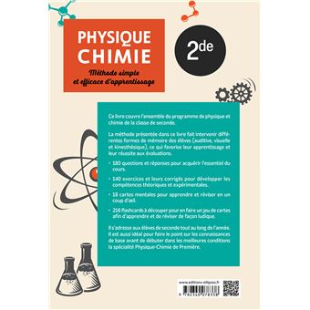 Physique-chimie - Seconde - Méthode simple et efficace d'apprentissage