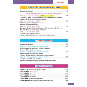 Annales Objectif BAC 2024 - Français 1res STMG - STI2D - ST2S - STL - STD2A - STHR