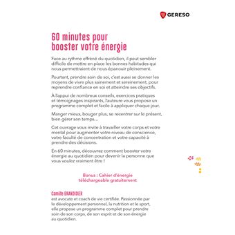 60 minutes pour booster votre énergie