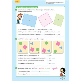 Cap Maths CE1 Éd. 2020 - Cahier de Géométrie-Mesure