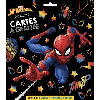 SPIDER-MAN - Les Ateliers Disney - Cartes à gratter - Marvel