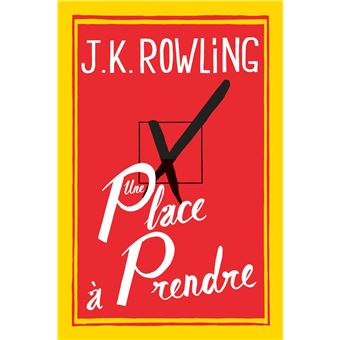 Couverture : Une place à prendre