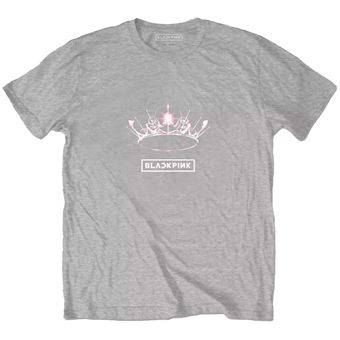 T-Shirt Blackpink The Album Crown Gris