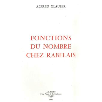 Fonctions du nombre chez Rabelais