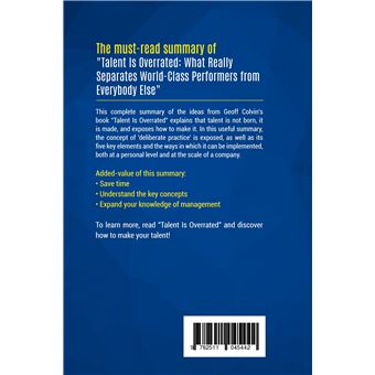 Summary: Talent Is Overrated