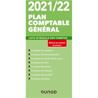 Plan comptable général 2021/22