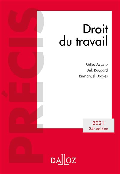 Droit du travail 2021 - 34e ed.