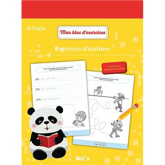 EXERCICES D'ECRITURE 6+