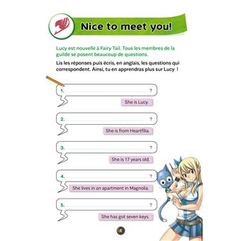 Fairy Tail - Jeux de vacances - De la 6e à la 5e