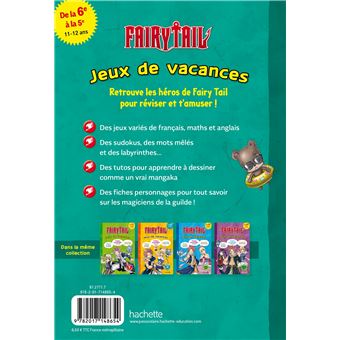 Fairy Tail - Jeux de vacances - De la 6e à la 5e