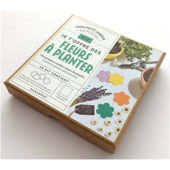 Kit Je t'offre des fleurs à planter