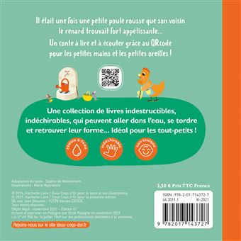 La petite poule rousse - livre Indestructible
