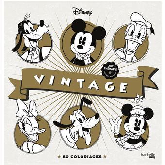 Disney 80 Coloriages Les Coloriages Disney Vintage Laetitia Sala Broche Achat Livre Fnac