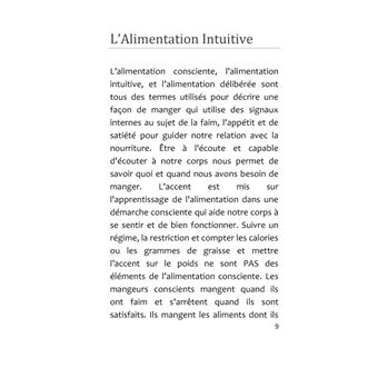 Alimentation Intuitive