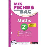 Mes fiches pour le BAC Maths 2de