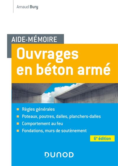 Aide-mémoire Ouvrages en béton armé