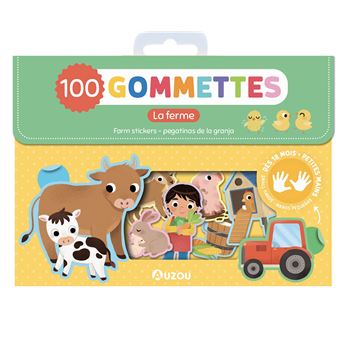 Ma pochette de 100 gommettes  -  la ferme