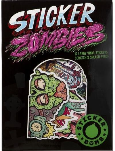STICKER ZOMBIES. PREMIUM STICKER PACKS